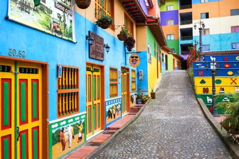 Guatape Colombia Colourful Buildings Beautiful Buildings Beautiful