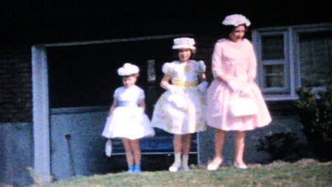 Johnstown New York 1964 Three Pretty Sisters Model Their New Easter