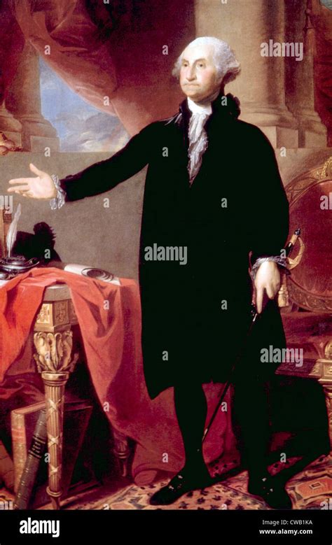 George Washington 1732 1799 Us President 1789 1797 Stock Photo