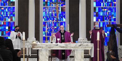 Bishops Visit To St Francis Of Assisi Parish Makes Pastors Birthday