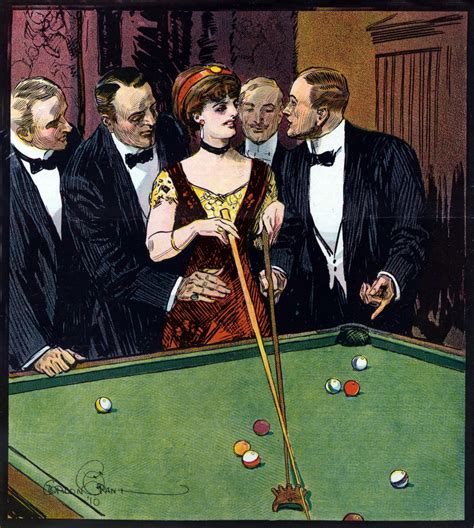 Playing Pool Vintage Poster Free Stock Photo Public Domain Pictures