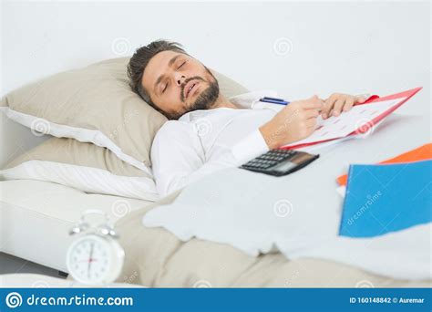 Man Sleeping On Bed With Finaces Notes Stock Photo Image Of Banknotes Rich