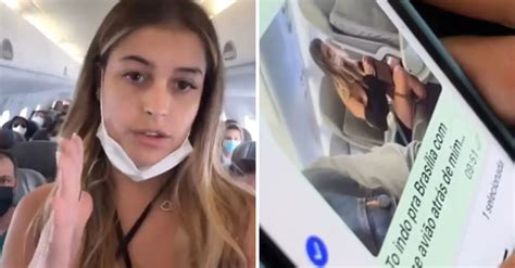 Influencer Confronts Man On Plane After Claiming He Took A Photo Of Her