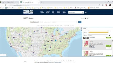 Using The Usgs Map Locator To Find Historic And Current Topographic
