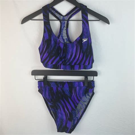 Speedo Swim Retro Purple Speedo Bikini Set Poshmark