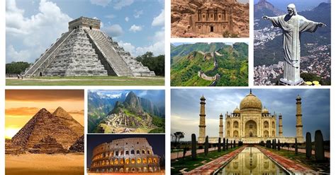 ¿qué Monumentos Pertenecen A La Categoría Siete Maravillas Del Mundo
