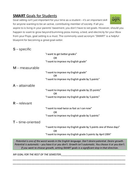 Smart Goal Setting 8 Examples Format Pdf Examples