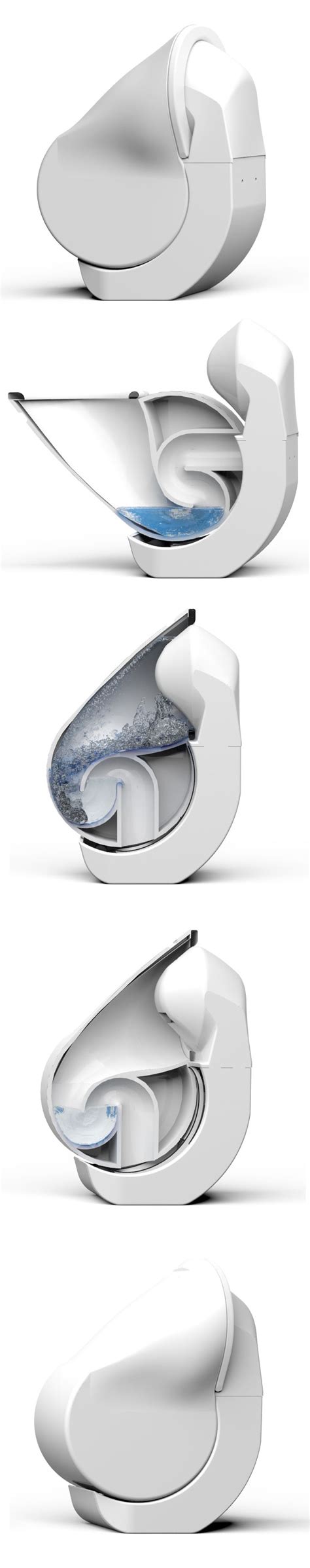 Iota Folding Toilet Reduces Its Size And Water Consumption Innovation