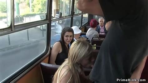 Blonde Gets Facial In Public Bus Xxx Mobile Porno Videos And Movies
