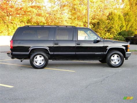 Onyx Black 1997 Chevrolet Suburban K1500 Lt 4x4 Exterior Photo