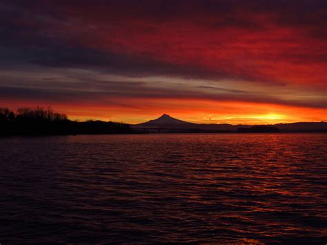 Sunset Over Lake Free Stock Photo Negativespace