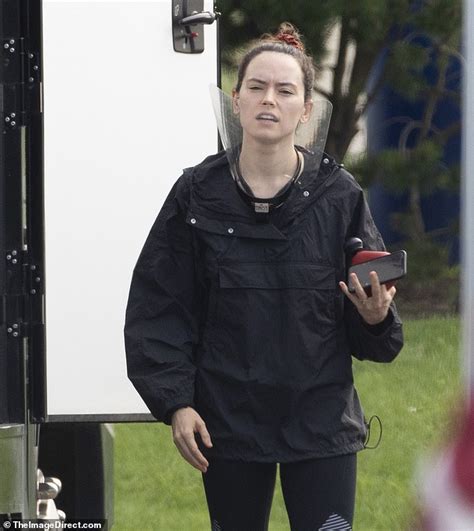 Daisy Ridley Wanders Around Set Of The Marsh Kings Daughter Makeup