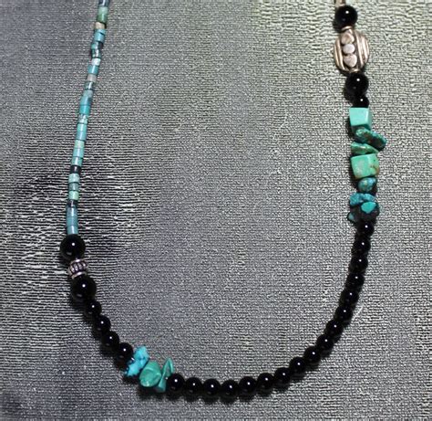 Necklace Turquoise Beads By Vickimaestudios On Etsy