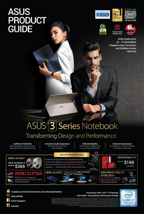 Asus Sitex Product Guide Pg 01 Brochures From Sitex 2016 Singapore On
