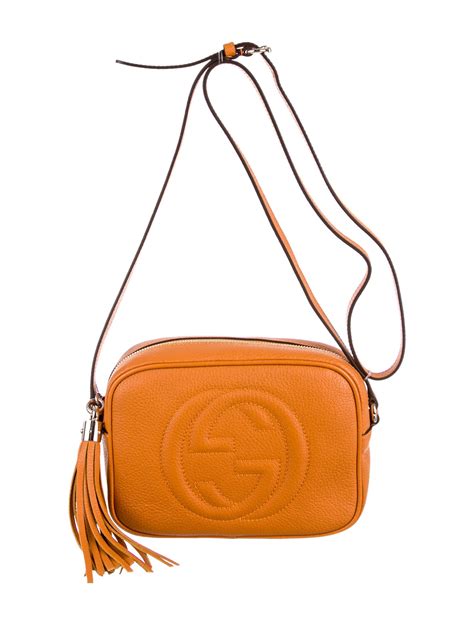 Gucci Soho Disco Crossbody Bag Orange Crossbody Bags Handbags