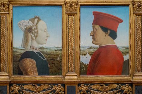 Piero Della Francesca Doppelporträt Der Herzöge Von Urbino Uffizi
