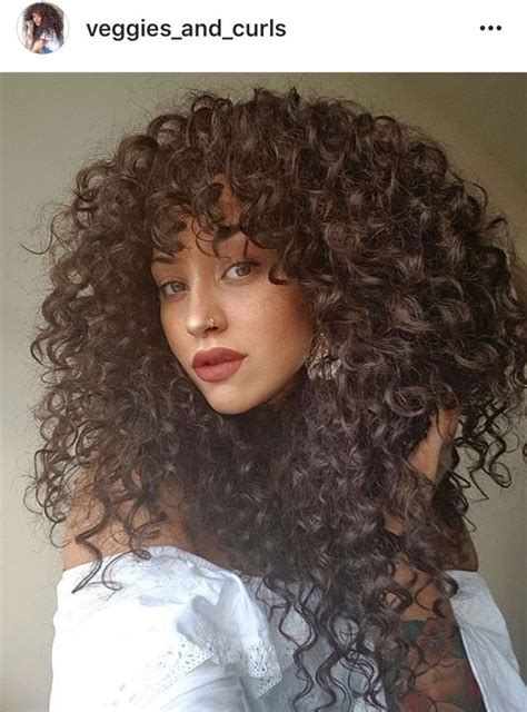 17 Unbelievable Natural Curly Hair With Bangs