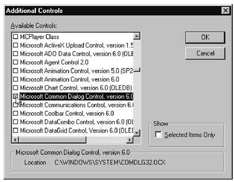 Displaying Open And Save As Dialog Boxes File Input And Output