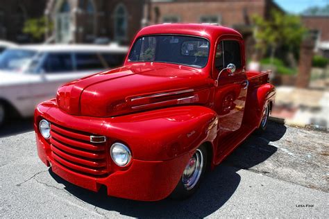 Candy Apple Red Chevy Truck