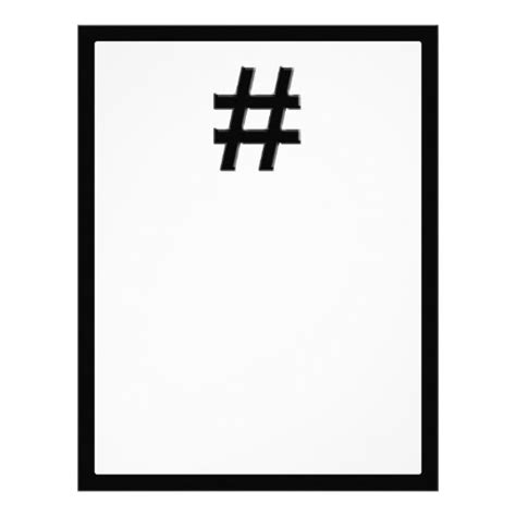 Printable Hashtag Sign Printable Word Searches
