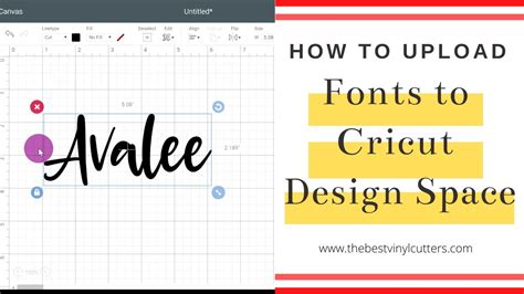 How To Upload A Font To Cricut Design Space On Mac Best Design Idea