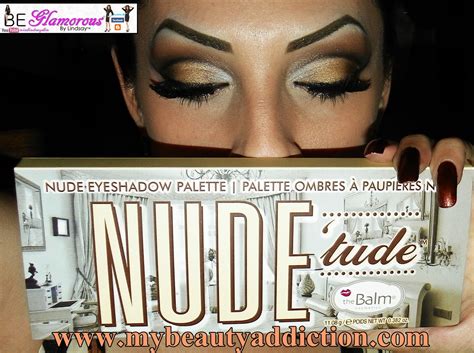 TheBalm Nude Tude Nude Eyeshadow Palette Swatches Review Look Be