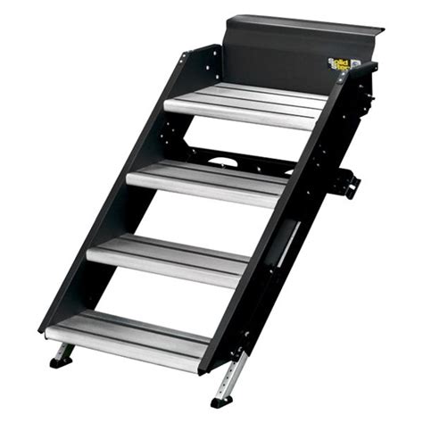 Lippert® 791575 Solidstep™ Premium Step Storage Manual Steel With