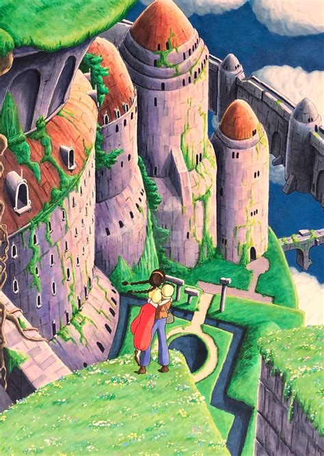 Laputa Castle In The Sky By Astriddin On Deviantart Studio Ghibli