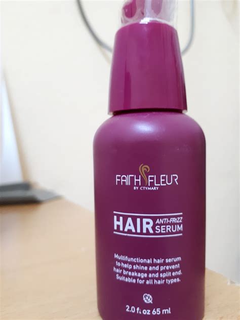 Faith fleur hair care products produk penjagaan rambut masalah rambut ; Faith Fleur Hair Anti-Frizz Serum reviews