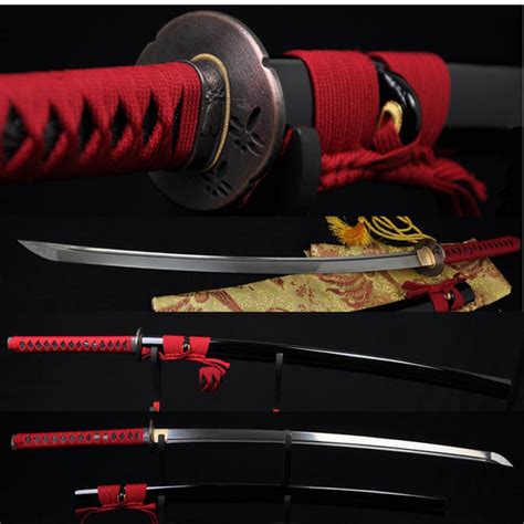 Hand Forged Japanese Samurai Practise Sword Katana Folded Steel Full T