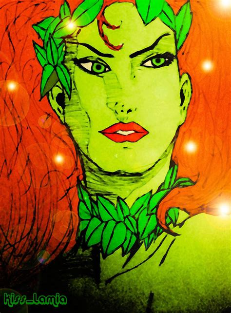 Poison Ivy Hush Portrait By Kiss Lamia Lilith On Deviantart