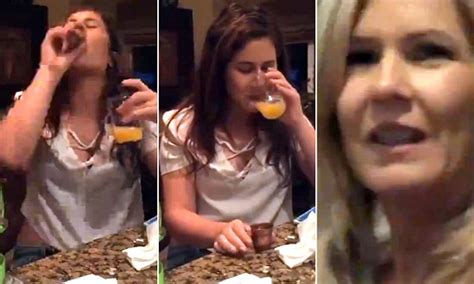 Video Shows Mom S Shocked Reaction After Watching Daughter Take Her First Vodka Shot Daily