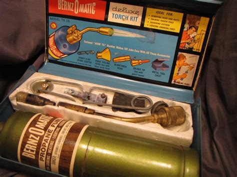 Vintage Bernz O Matic Deluxe Torch Kit With Toolbox Etsy