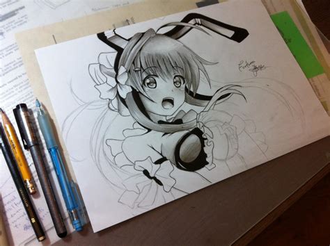 Unfinished Drawing Of Some Anime Girl By Woolulu On Deviantart