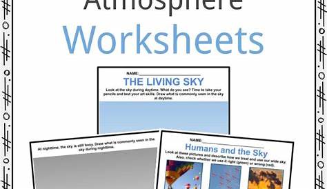 atmosphere worksheets free printable