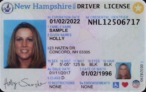 New Id Cards To Feature Outline Of New Hampshire Purple Lilac New