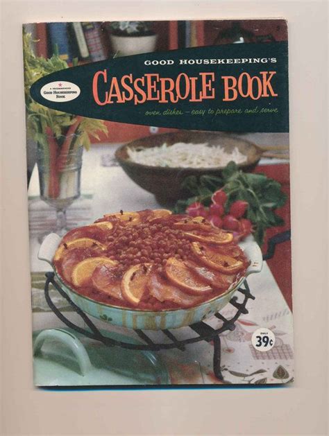 It's a chicken casserole in a rich herb infused stew sauce with tender pieces of chicken. Good Housekeeping Casserole Book, midcentury cooking, 1958 ...