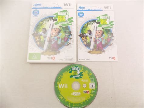 Mint Disc Nintendo Wii Wii U Comp Doods Big Adventure Wmanual Free