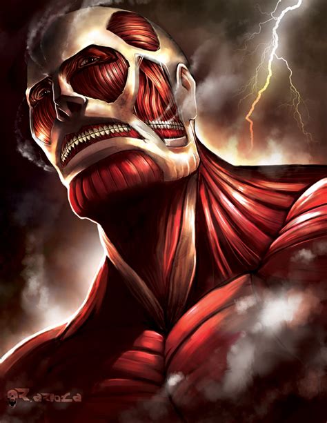 The Colossal Titan Shingeki No Kyojin Attack On Titan Fan Art