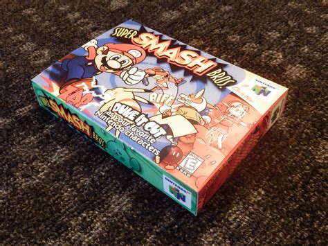 Super Smash Bros Box My Games Reproduction Game Boxes