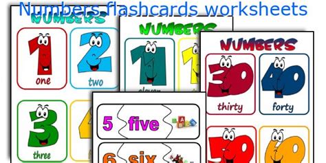 Numbers 0 To 20 Esl Flashcards Flashcards Printable Flash Cards