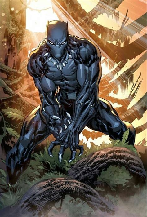 Black Panther Comic Book Art Kahoonica