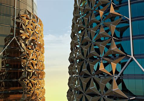 Al Bahar Towers Modeling On Behance