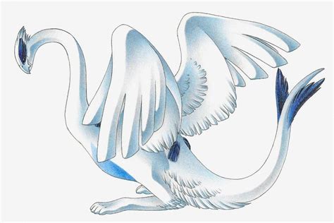 Lugia The Swan By Megaloceros Urhirsch Lugia Swan Pokemon