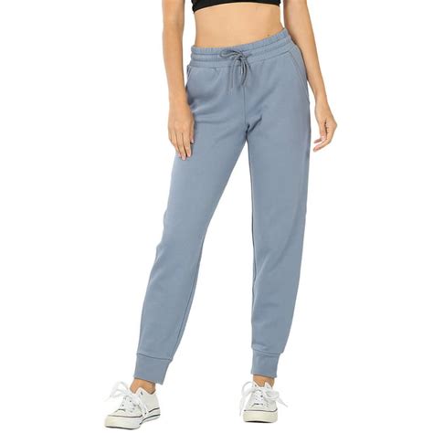 Thelovely Womens Soft Joggers Drawstring Elastic Waistband Sweatpants Workout Lounge Pants