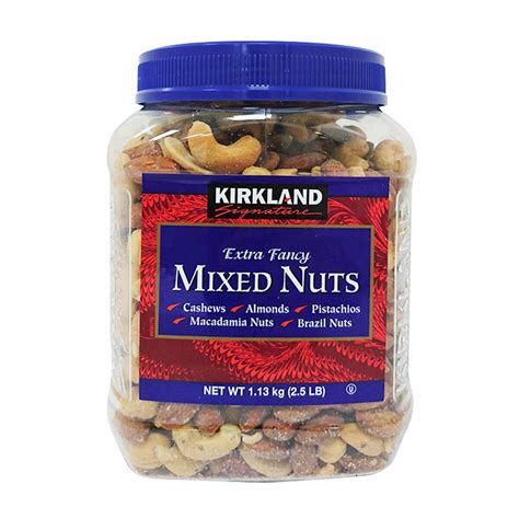Kirkland Signature Extra Fancy Mixed Nuts 113kg Costc