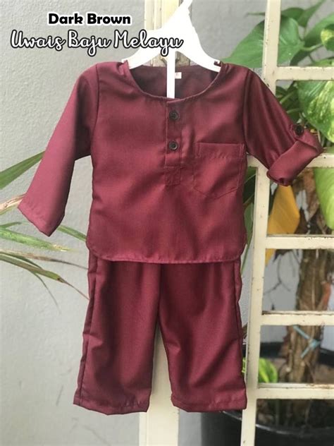 Baju melayu tradisional  leher teluk belanga / leher cekak musang . Pakaian kanak-kanak dan bayi - HaiBiBi Collections: Baju ...