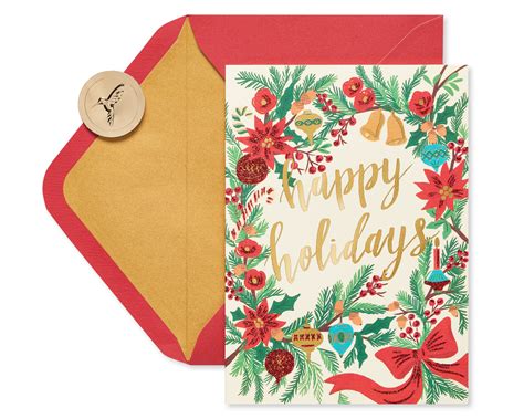 Happy Holidays Holiday Boxed Cards 14 Count Papyrus