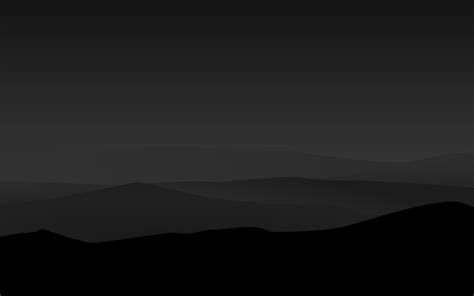 1920x1200 Dark Minimal Mountains At Night 1200p Wallpaper Hd