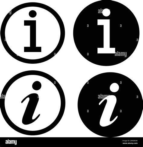 Set Of Information Icon Group Of Info Point Icon Black Collection